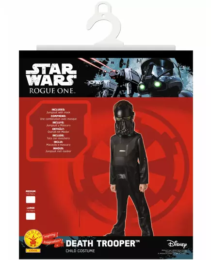 Klasický kostým Death Trooper Star Wars Rogue One pro děti, image 2