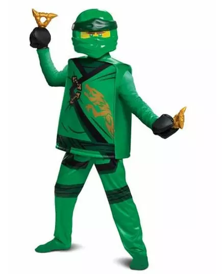 Lloyd Ninjago® deluxe kostým – LEGO děti, Velikost: 10–12 let(137–149 cm), image 2