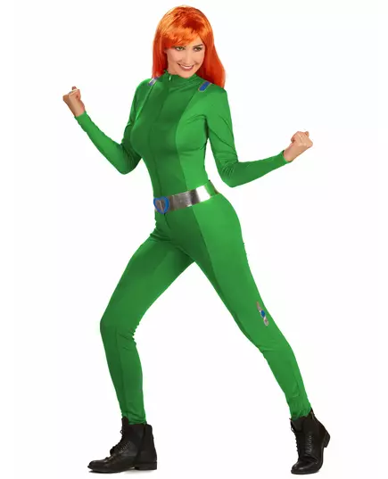Dámský kostým Green Shock Spy, Velikost: Small, image 2
