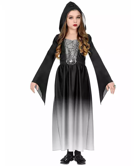 Bílý dívčí kostým vampire guru, Velikost: 5-7 let(128 cm), image 2