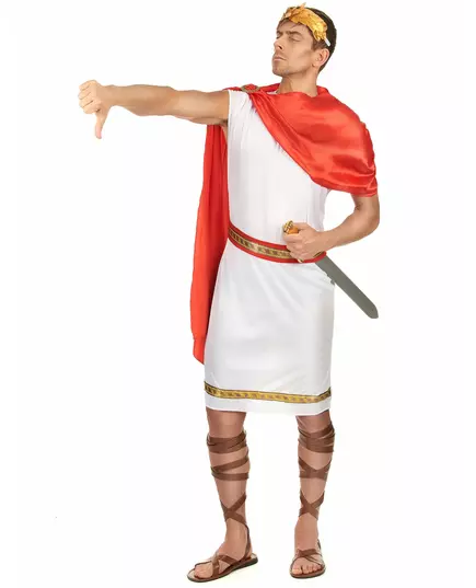 Římský kostým s korunou pro muže, velká velikost, image 2