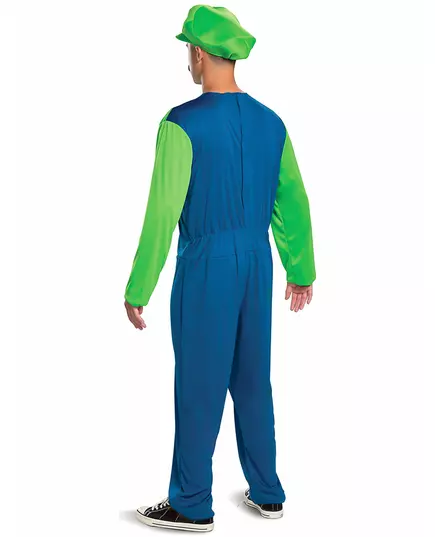 Klasický kostým Luigi pro dospělé, Velikost: X-Large, image 2