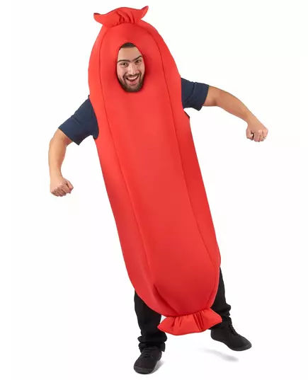 Kostým červené klobásy pro dospělé, image 2