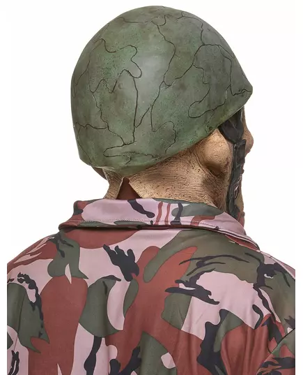 Latexová maska zombie vojáka pro dospělé, image 2
