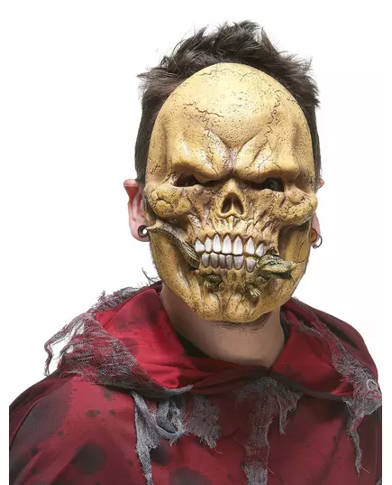 Latexová maska kostlivec požírající plazy pro dospělé, image 2