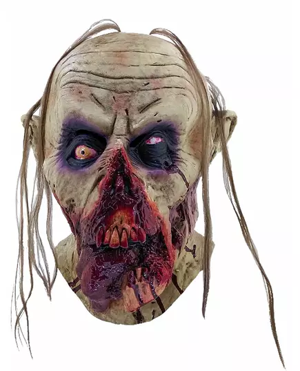 Krvavá maska zombie pro dospělé Halloween, image 2