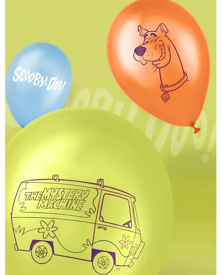 10 latexových balónků Scooby-Doo 25 x 32 cm, image 2