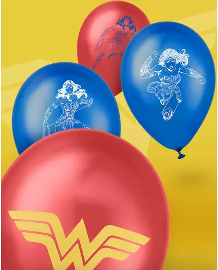 10 latexových balónků Wonder Woman 25 x 32cm, image 2