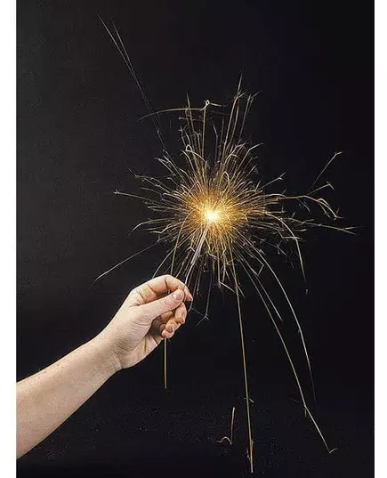 10 stříbrných magických svíček 16 cm, image 2