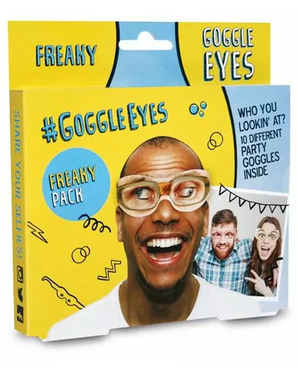 10 párů kartonových brýlí s očima (Goggle Eyes), image 2