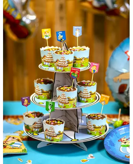 12 košíčků na cupcakes Asterix, image 2