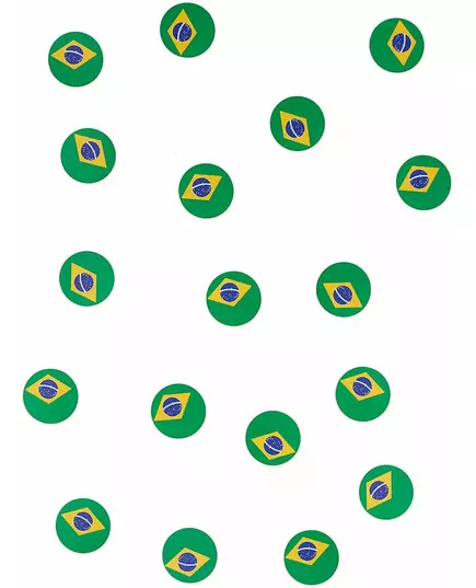 150 konfeti na stůl s brazilskou vlajkou, image 2