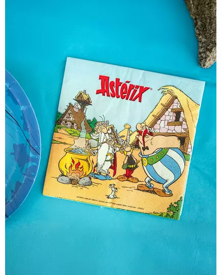 20 papírových ubrousků Asterix 33 x 33 cm, image 2