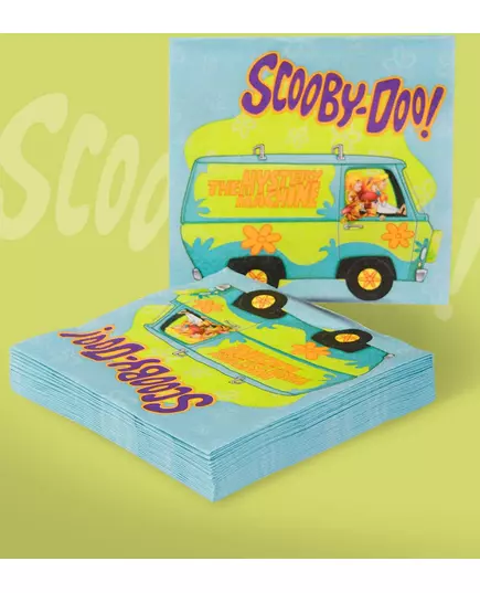 20 Scooby-Doo papírových ubrousků 33 × 33 cm, image 2