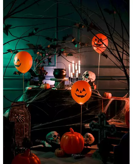 LED balónky Halloween dýně 27,5 cm, image 2
