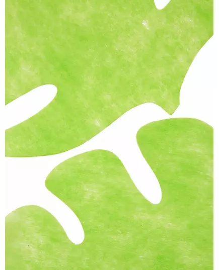 4 limetkově zelená prostírání ve tvaru listu 35 × 40 cm, image 2