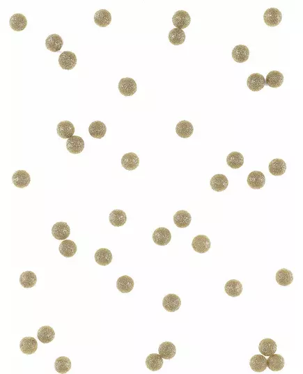 40 zlatých třpytivých dekoračních kuliček 12 mm, image 2
