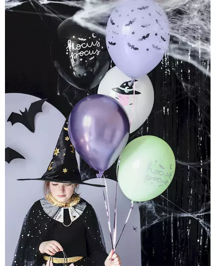 6 latexových balónků Halloween čarodějnice 30 cm, image 2