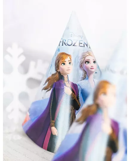 6 kartonových párty klobouků Frozen 2, image 2