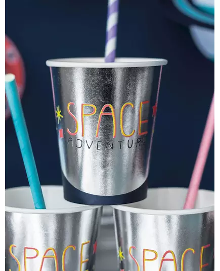 6 papírových kelímků Space Adventure 200 ml, image 2
