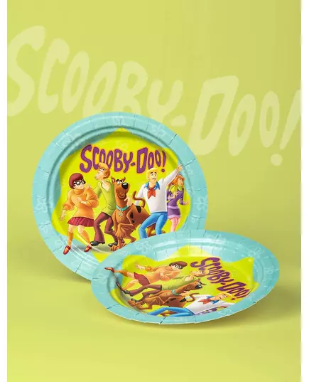 8 Scooby-Doo papírových talířů 23 cm, image 2