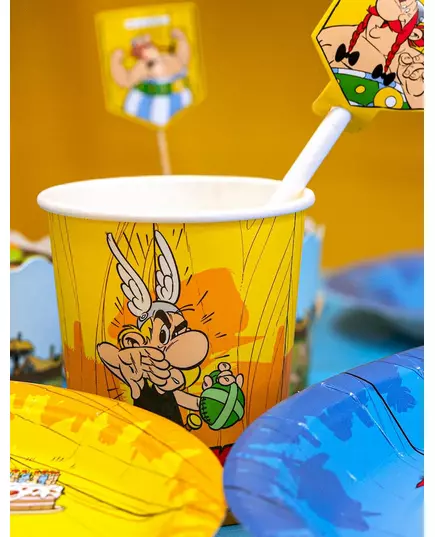 8 kartonových kelímků Asterix 250 ml, image 2