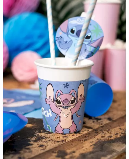 8 kartonových kelímků Stitch 200 ml, image 2