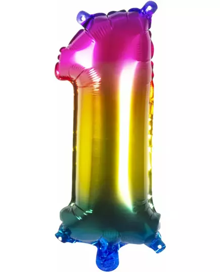 Vícebarevný fóliový balónek 35 cm, image 2
