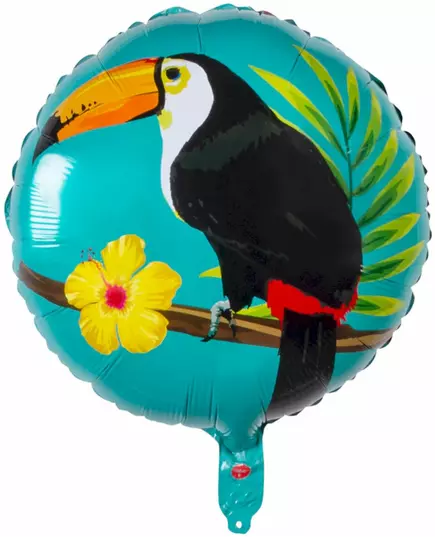 Fóliový balónek toukan modro-fuchsiový 45 cm, image 2