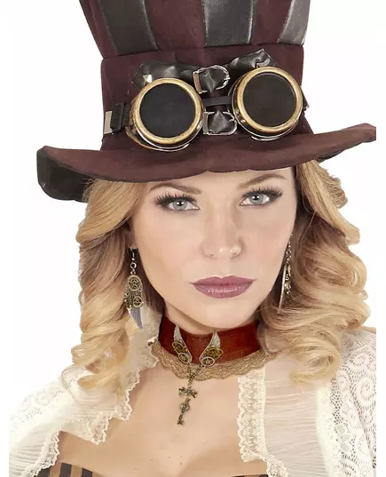 Steampunkový choker náhrdelník pro dospělé, image 2