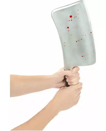 Plastový krvavý sekáček Halloween, image 2
