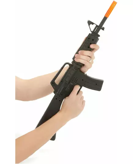 Plastová útočná puška M16 se zvukem - voják, image 2
