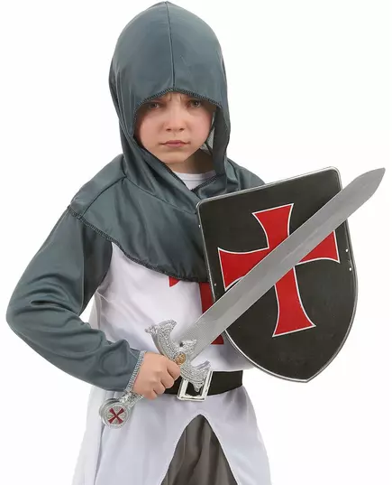 Plastová sada štít a meč křižáckého rytíře pro děti, image 2