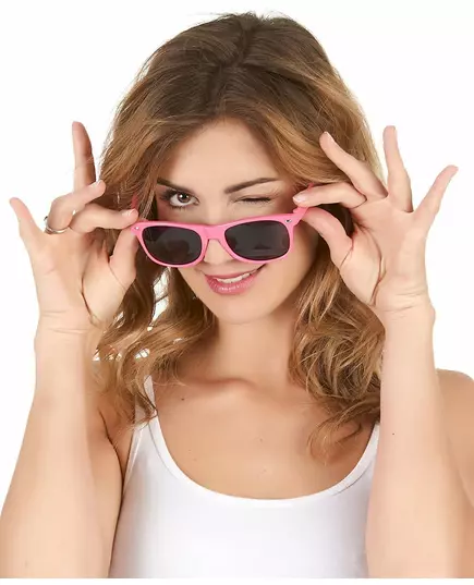 Růžové fluorescenčně modré brýle pro dospělé, image 2