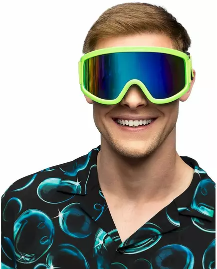Fluorescenčně zelené lyžařské brýle pro dospělé, image 2