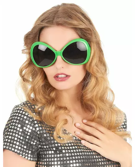 Zelené disco brýle pro dospělé, image 2