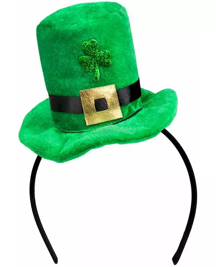 Mini cylindr Saint Patrick's Day se zlatou přezkou pro dospělé, image 2