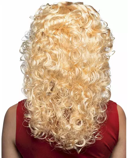 Blond kudrnatá paruka popové hvězdy pro ženy, image 2