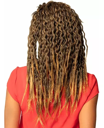 Hnědá rasta paruka s čelenkou pro ženy, image 2