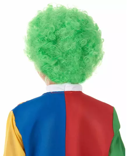 Zelená dětská klaunská paruka, image 2