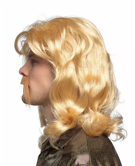 Blond paruka a knír pro muže, image 2