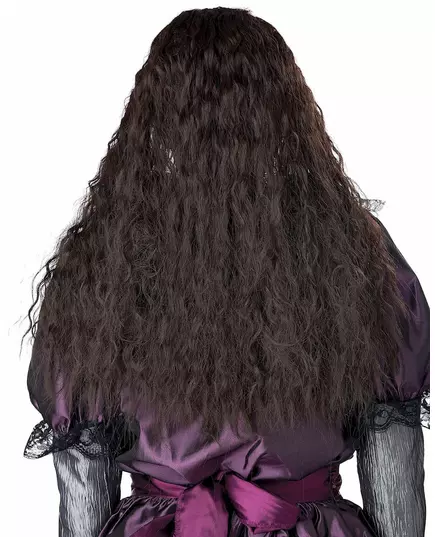 Dlouhá vlnitá hnědá dětská paruka, image 2