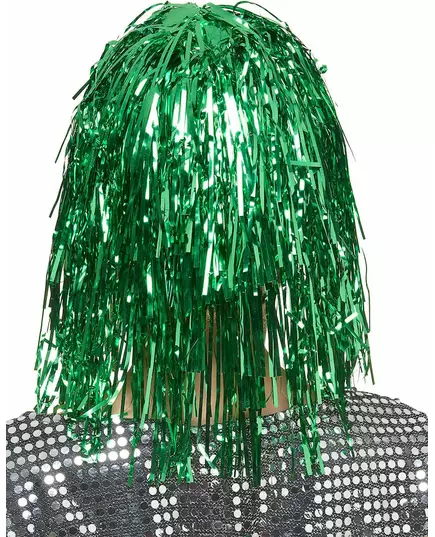 Zelená metalická paruka pro ženy, image 2