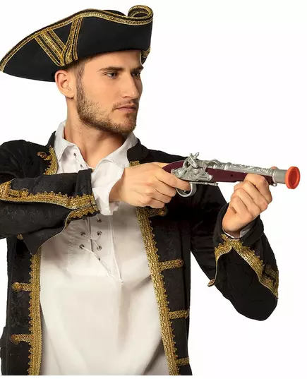 Hnědá plastová pirátská pistole, image 2