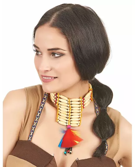 Indiánský péřový choker pro ženy, image 2