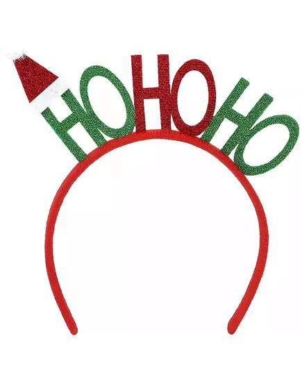 Čelenka Ho Ho Ho Christmas pro dospělé, image 2