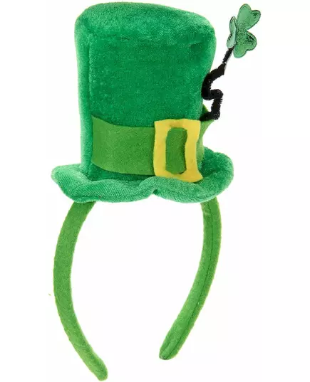 Čelenka s mini kloboučkem s trojlístkem St. Patrick's Day pro ženy, image 2