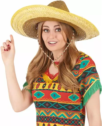 Žluté mexické sombrero pro dospělé, image 2