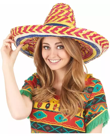 Vícebarevné mexické sombrero pro dospělé, image 2