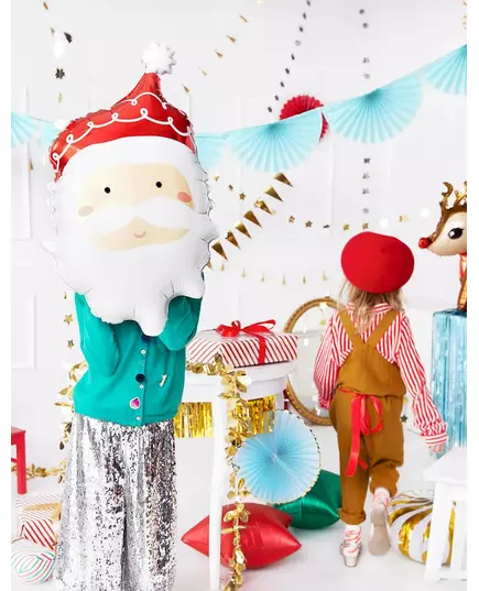 Balónek hlava Santa Claus 50 × 70 cm, image 2